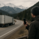 Evidence clues to identify a commercial truck after an Aspen hit-and-run