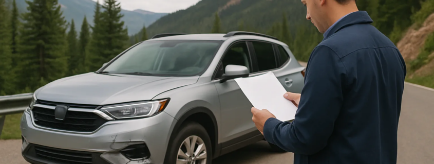 Aspen rental car accident lawyer coverage review after a mountain-road collision
