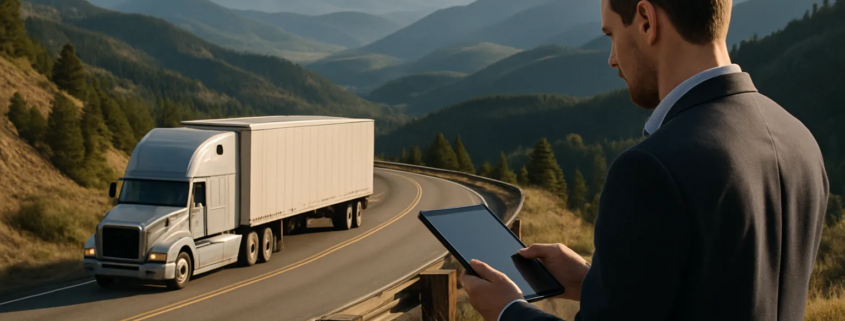 Colorado trucking company negligent hiring claim investigation near a mountain highway