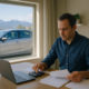 Documents and a vehicle representing a lost-wage car accident claim in Denver