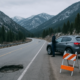Aspen pothole accident lawyer article showing a mountain road hazard near Aspen