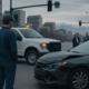 Denver accident involving city vehicle near an urban intersection