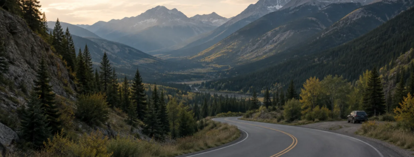 Aspen mountain road illustrating questions about a wrongful death car accident claim