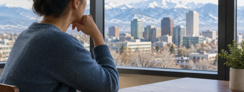 A person considers an insurer call about a recorded statement after a Denver car accident