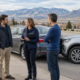 Denver car accident multiple injury policy limits represented by several claimants near vehicles on a Denver street